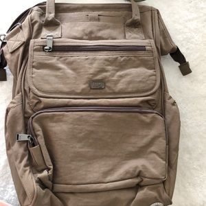 Lug backpack. NWOT. Taupe canvas.